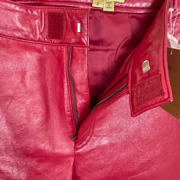 NWT Vintage Rem Garson Genuine Leather Pants - Picture 4 of 10